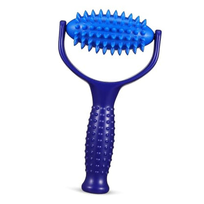 TEHAUX Handheld Back Massager Stick Lightweight Abs PVC Massage Roller for Neck Leg and Body Relief Suitable for Yoga Enthusiasts and Sedentary Individuals