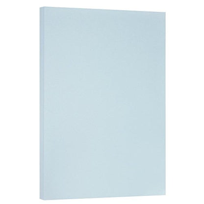 JAM PAPER Vellum Bristol 65lb Cardstock - 11 x 17 Ledger Size Coverstock - 147 gsm - Blue - 50 Tabloid Sheets/Pack - color: Blue, size: 11" x 17"