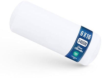 Utopia Bedding Bolster Pillow Inserts, 6x16 Neck roll Pillow, 1 Pack, White - color: White, size: 6x16 Inch (Pack of 1)