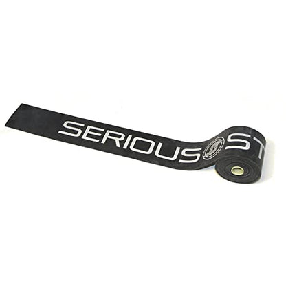 Serious Steel Mobility & Recovery (Floss) Bands |Compression Band | Tack & Flossing Band (7' L x 2" W) - color: Single - Black