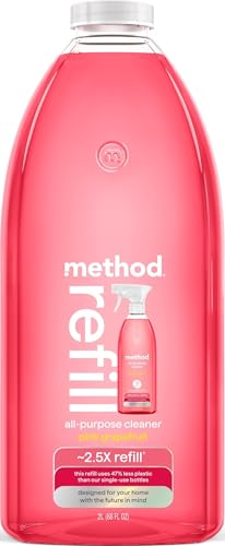 method All-Purpose Cleaner Refill, Pink Grapefruit, 68 fl oz - size: 68 Fl Oz (Pack of 1), style: All Purpose Cleaner Spray