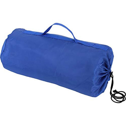 Threadart Waterproof Blanket Outdoor Stadium Blanket | Grey/Royal Blue - color: Grey/Royal Blue