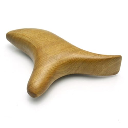 Broman Reflexology Tools, Wood Therapy Massage Tools, Widely Used as Head Neck Hand Waist Calf Leg Foot Massager, Small Tool but High Usefulness – Triangle Massager - color: Camphorwood