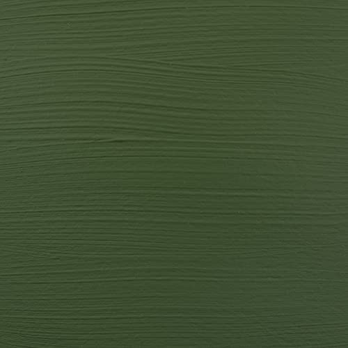 Amsterdam Standard Series Acrylic Jar 500ml Olive Green Deep 622 (17726222) - color: Olive Green Deep, size: 16.9 Fl Oz (Pack of 1)