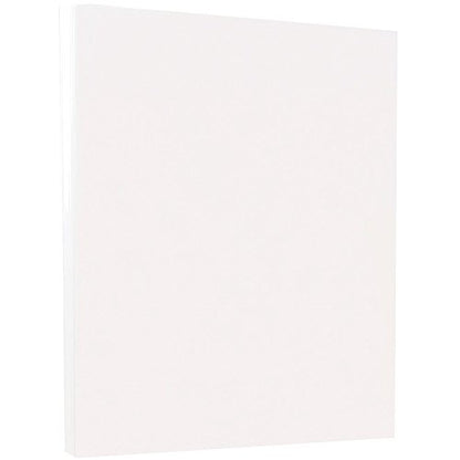 JAM Paper® Vellum Bristol Cardstock - 8.5" x 11" - 67 lb White - 50/Pack - color: White, size: 8.5" x 11"