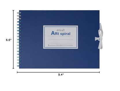 Maruman S311-02 Sketchbook F1 Art Spiral Drawing Paper, Thick, Blue, 24 Sheets - color: blue, size: F1 (5.83" x 8.27")