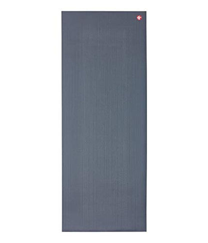 Manduka PRO Yoga Mat - 6mm | Lifetime Durability | Hygienic Construction | Premium Studio Quality | Teacher Approved - color: Thunder, size: 68" x 26"