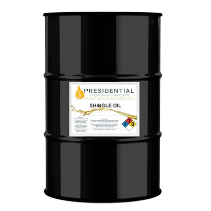 Presidential Shingle Oil - Indoor & Outdoor Wood Sealer (55 Gallon Drum) | Non Toxic – Low Odor – Reduces Weathering - Water Resistant - Enhances Natural Appearance – Made in USA - size: 55 Gallon Drum