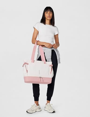 STANLEY Vitalize Tote| Gym, Work & Travel Bag with Laptop Sleeve | Expandable Bottom Compartment | Tumbler & Water Bottle Pockets | Durable Recycled Fabric | Rose Quartz - color: Rose Quartz, size: Tote