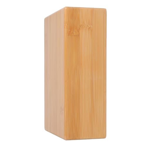 VANZACK Bamboo Yoga Brick Wooden Yoga Block for Training Dance Practice Home Fitness Smooth Surface Natural Material Portable Auxiliary Tool 9.05 X 5.90 X 2.95 in
