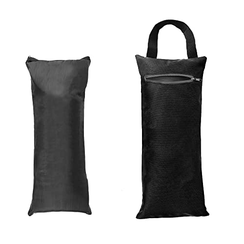 GOGO Yoga Sandbag for Workout Fitness, Unfilled Sand Bag with Waterproof Inner Bag, 16 x 7 Inch - color: Black