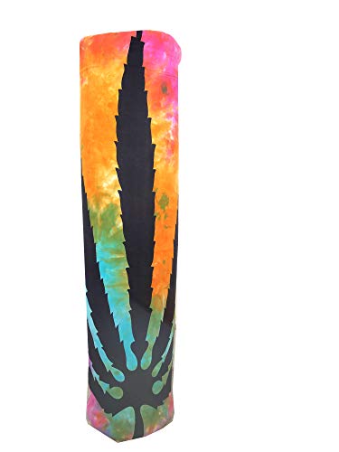 INDIAN CRAFT CASTLE ICC Yoga Mat Bag Carrier Full-Zip Exercise Yoga Mat Carry Bag for Women Men with Multi-Functional Storage Pockets and Adjustable Shoulder Strap 26X6 Inches - style: Multi Leaf