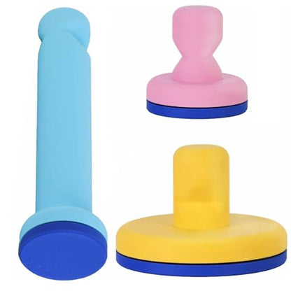 3 Pack Pottery Trimming Spinner Tool, Colorful Pottery Throwing Trimming Center Tools for Ceramic Clay Potters and Clay Artists Gift