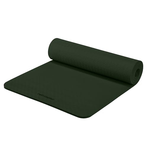 Retrospec Zuma 1/2" Yoga Mat Non Slip Exercise Mat For Pilates, Workout - color: Wild Spruce
