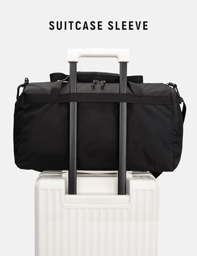 SKYSPER 30L Gym Duffel - Sports Bag Small with Wet Pocket for Sport, Travel, Fitness & Workout Men Women(Black)