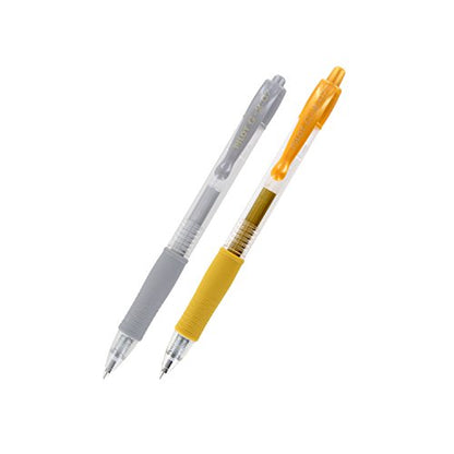Pilot, G2 Metallics Gel Roller Pens, Fine Point 0.7 mm, Gold & Silver, Pack of 2 - size: 1 Count (Pack of 1)