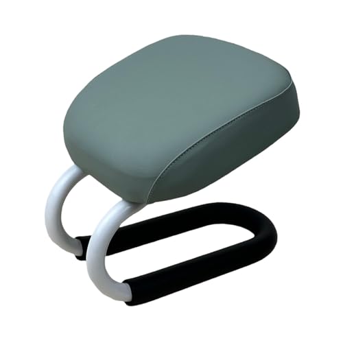 1 Kneeling Meditation Bench, Ergonomic Meditation Stool with Anti-Slip Pad, Metal Frame & PU Leather Sponge pad, Portable for Stretching Exercise, Mindfulness, Adults, Light Turquoise - color: Blue