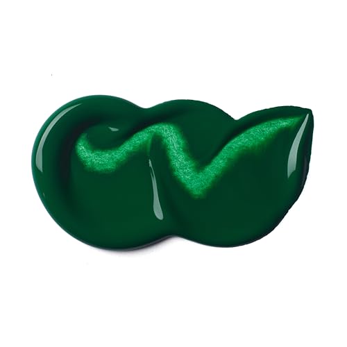 Liquitex Soft Body Acrylic Paint, 2-oz Bottle, Deep Green Permanent | Low Viscosity, Highly Pigmented, Satin Finish, Retains Subtle Brush Strokes, Great Surface Coverage, Highly Versatile - color: Deep Green Permanent, style: 2-oz Bottle