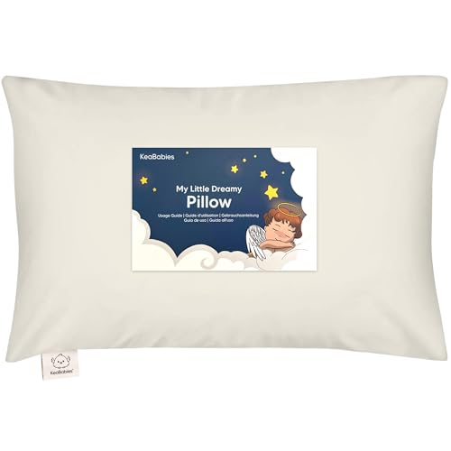 Toddler Pillow with Pillowcase, 13x18 My Little Dreamy Pillow (Clay) - color: Clay