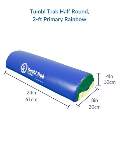 Tumbl Trak Half Rounds - color: Primary Rainbow, style: 2 Feet