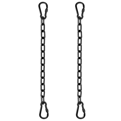 20 Inch Heavy Duty Swing Chain Kit with Automatic Locking Buckles, Galvanized Steel Hanging Chain, 660 LBS Load Capacity for Hammock, Swing Set, Aerial Yoga