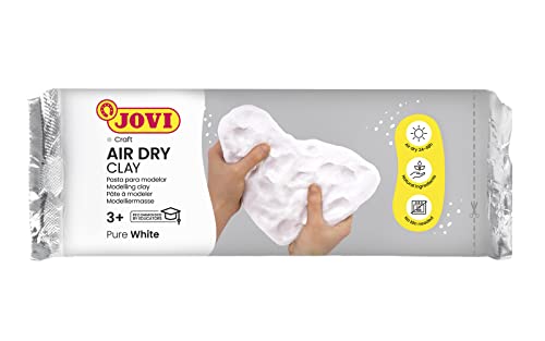 Jovi - Air Dry Modeling Clay, 2.2 lb White, for Kids and Adults | No oven needed, Gluten-free Pottery Clay for Sculpt & Crafts Projects