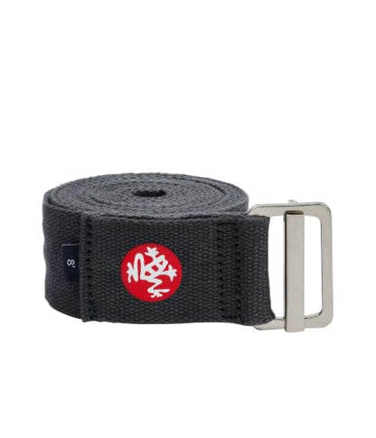 Manduka Align Yoga Strap - color: Thunder Grey, size: 8 Feet
