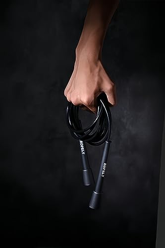 Jump Rope Kit for Beginners – 2-in-1 Segmented & Speed Rope with Resistance Band, Massage Ball & Grip Tape – Adjustable Skipping Rope Set for Women, Men & Kids - color: Black/Grey