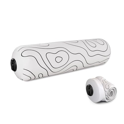 Inflatable Travel Foam Roller for Muscle Recovery and Mobility (Topo Gray, 15") - color: Topo Gray
