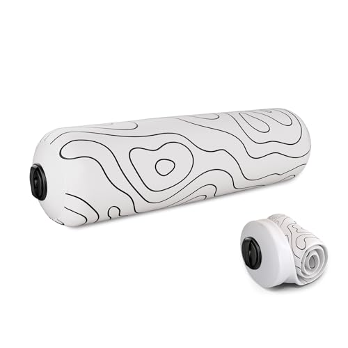 Inflatable Travel Foam Roller for Muscle Recovery and Mobility (Topo Gray, 15") - color: Topo Gray