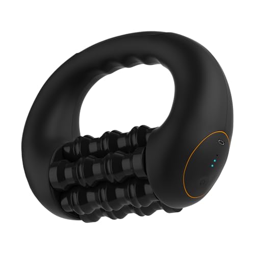 Electronic Rolling Body Massager, Handheld Deep Tissue Muscle Massager with 3 Adjustable Speeds, for Foot and Leg, Home, Office and Sports Use