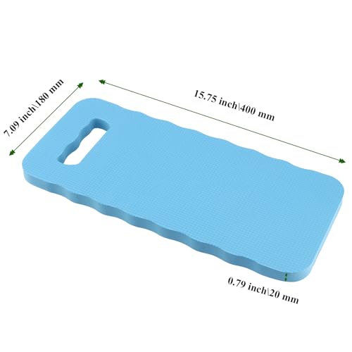 6 Pack Garden Kneeling Pads, 20mm Thick Foam Knee Pad, Kneeler Mat for Long Gardening Hours, Yoga, Prayer and Exercise 16 x 7 x 0.8 Inch, Blue - size: 6PCS Blue