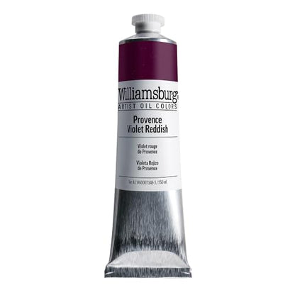 Williamsburg Artist Oil Colors, Provence Violet Reddish, 150 ml Tube | Artist grade oil paint delivering rich texture, high pigment load, and distinctive handmade character. - color: Provence Violet Reddish, size: 5.07 Fl Oz (Pack of 1)