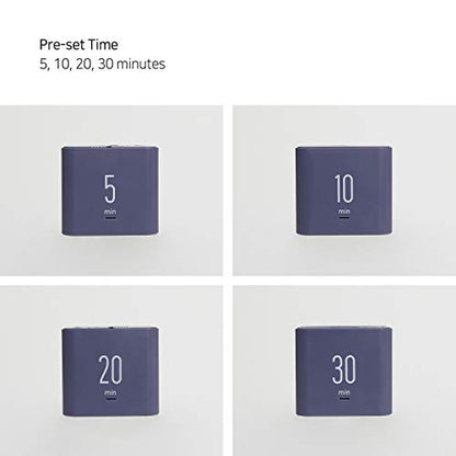 mooas Multi Clock Time Cube Timer, Alarm, Backlight, Productivity (Violet) - color: Violet