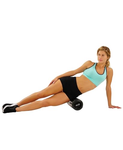 20-Inch Integrated Vibrating Foam Roller for Muscle Recovery with Storage | 20 Inch Tri-Texture Vibrating Foam Roller, 3 Vibration Levels, Storage Compartment, Portable Roller for Home, Gym and Travel