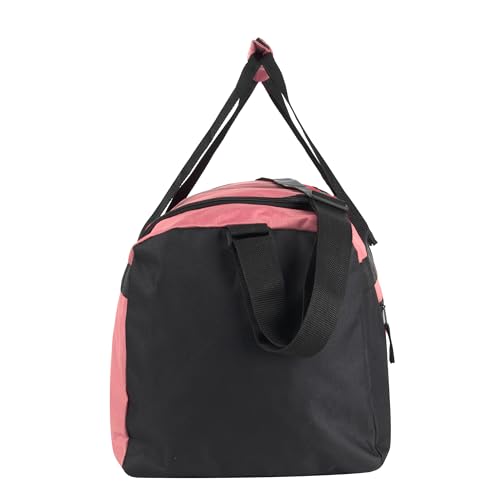 40 Liter, 22 Inch Reflective Duffle Bag with Shoulder Strap for Men, Women, Travel - color: Pink
