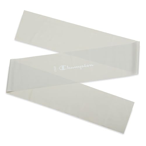 Champion Flat Resistance Bands, 3-Pack (Grey/Red/Blue) | EVA Foam | Lightweight | Balance, Alignment & Flexibility