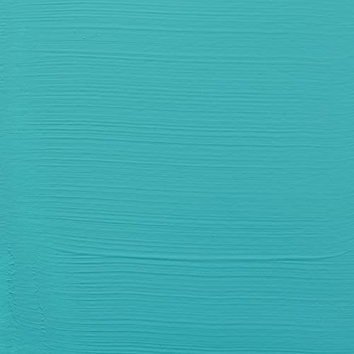 Amsterdam Standard Series Acrylic Paint Tube, Turquoise Green 661, 4 fl oz | Vibrant Color with Acrylic Resin Binder, High Lightfastness, Water-Based, Strong Coverage, Visible Brush Strokes - color: Turquoise Green, size: 4.06 Fl Oz (Pack of 1)