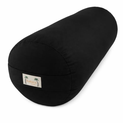 Kakaos Studio Round Yoga Bolster - color: Black