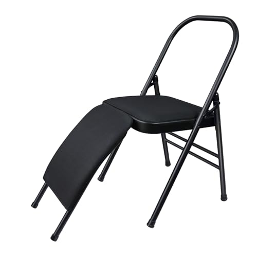 Foldable Yoga Stretching Chair with Lumbar Support