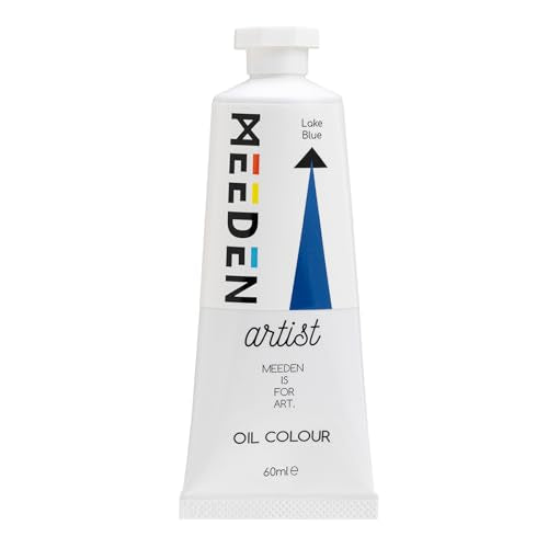 MEEDEN Artist Grade Oil Paint: Lake Blue - 60ml/2oz Tube | Professional Art Paints and Supplies for Canvas Painting - color: Lake Blue, size: 2 Fl Oz (Pack of 1)