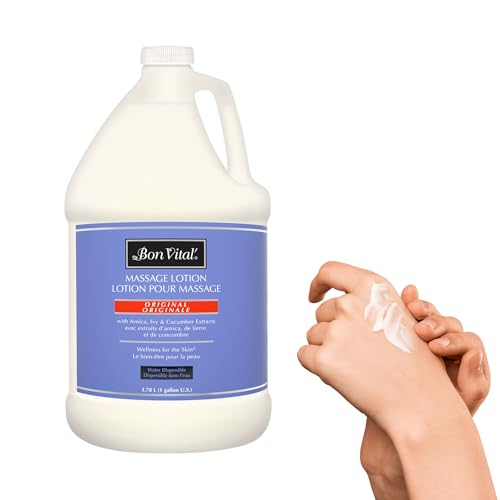 Bon Vital Original Massage Lotion, 1 Gallon Pail, Non-Greasy, Dry Skin - size: 1 Gallon