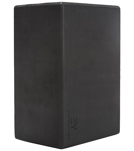 Everyday Yoga Premium Foam Block, 3in/4in/5in Thick, Multi Colors, 1 Block - color: Black, size: Super Block