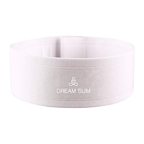 DREAM SLIM Activewear Breast Support Band No-Bounce Extra Sports Bras for Women Adjustable Sports Bra Strap - color: White, size: Large