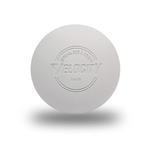 Velocity Lacrosse Balls - 9가지 색상 선택 가능, 1, 2, 3, 6, 18, 60, 120 (케이스) 팩 - color: 화이트., size: 1 Ball, style: 연습용 공
