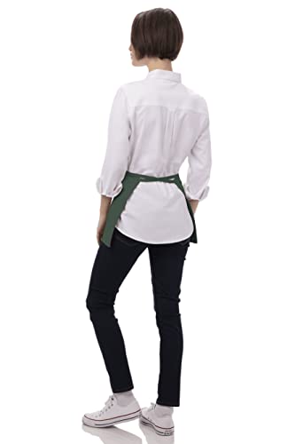 Chef Works Unisex Waitress Apron - color: Hunter Green