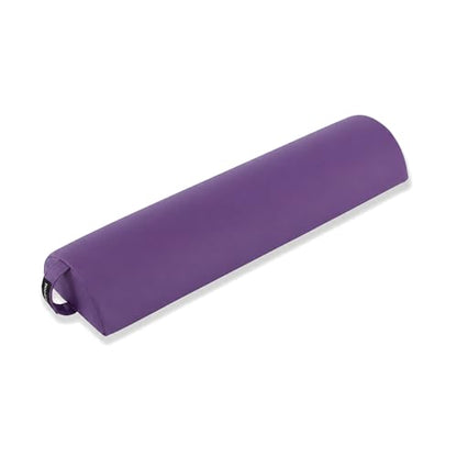 Massage Half Round Bolster Pillow 21.5" L X 6" W - color: English Violet, size: Small Half-round 612