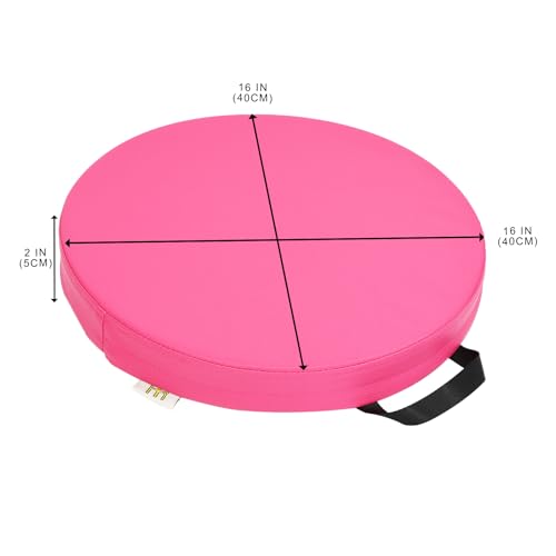 6 Pcs Flexible Floor Cushion for Classroom, Floor Cushions Easy to Clean and Carry,16''x16''x2'' Soft Cushion for Learning Sitting Daycare School Chair Yoga and Meditation (PU Leather) - color: Leather-b, size: 16 x 16 x 2 Inches