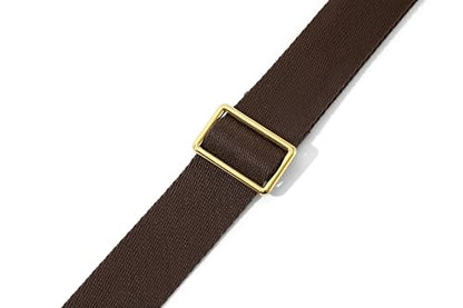 Solid Color Canvas Purse Strap Handbag Strap Adjustable Replacement Cross Bands - color: Coffee