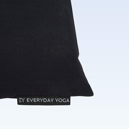 Everyday Yoga Sandbag Cotton Unfilled, Zipper Cover with Inner Bag - Black